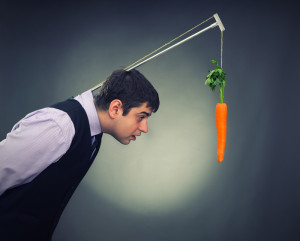 Dangling carrot